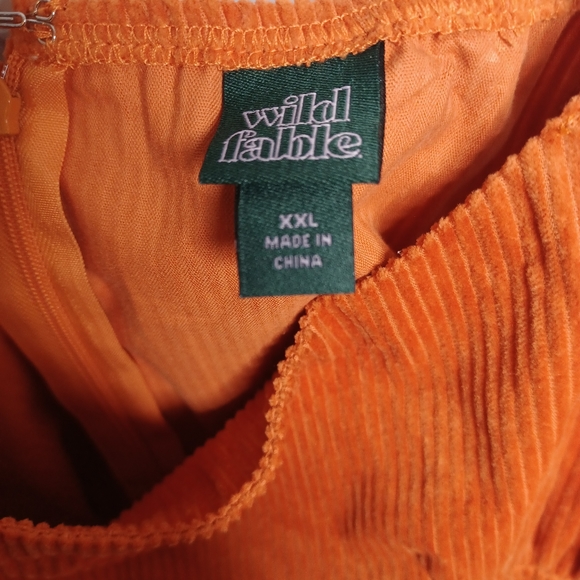 Wild Fable Sleeveless Mini Corduroy Dress XXL - Picture 4 of 5